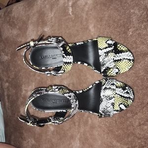 New KARL LAGERFELD PARIS Cieone Dress Sandals
